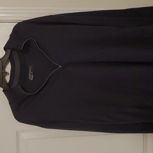 Nike Mens Activewear Athletic Quarter Zip Jacket. Navy Blue. Size XL.